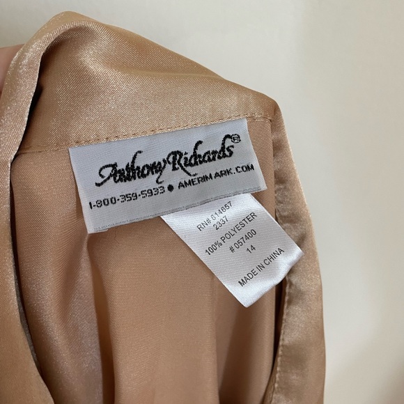 Y2k Anthony Richard gold shirt button down 14 - Picture 3 of 3